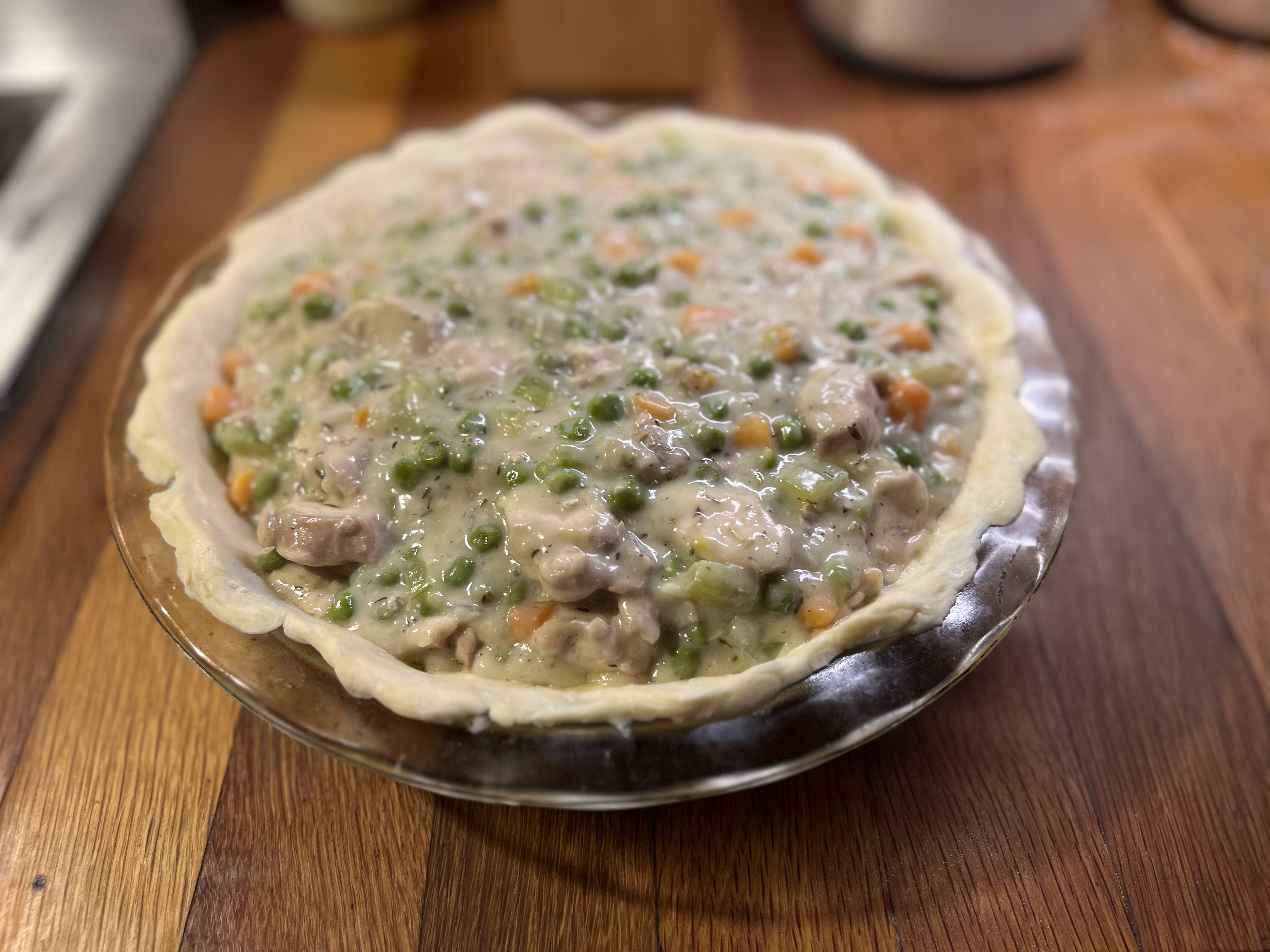 rabbit pot pie filling