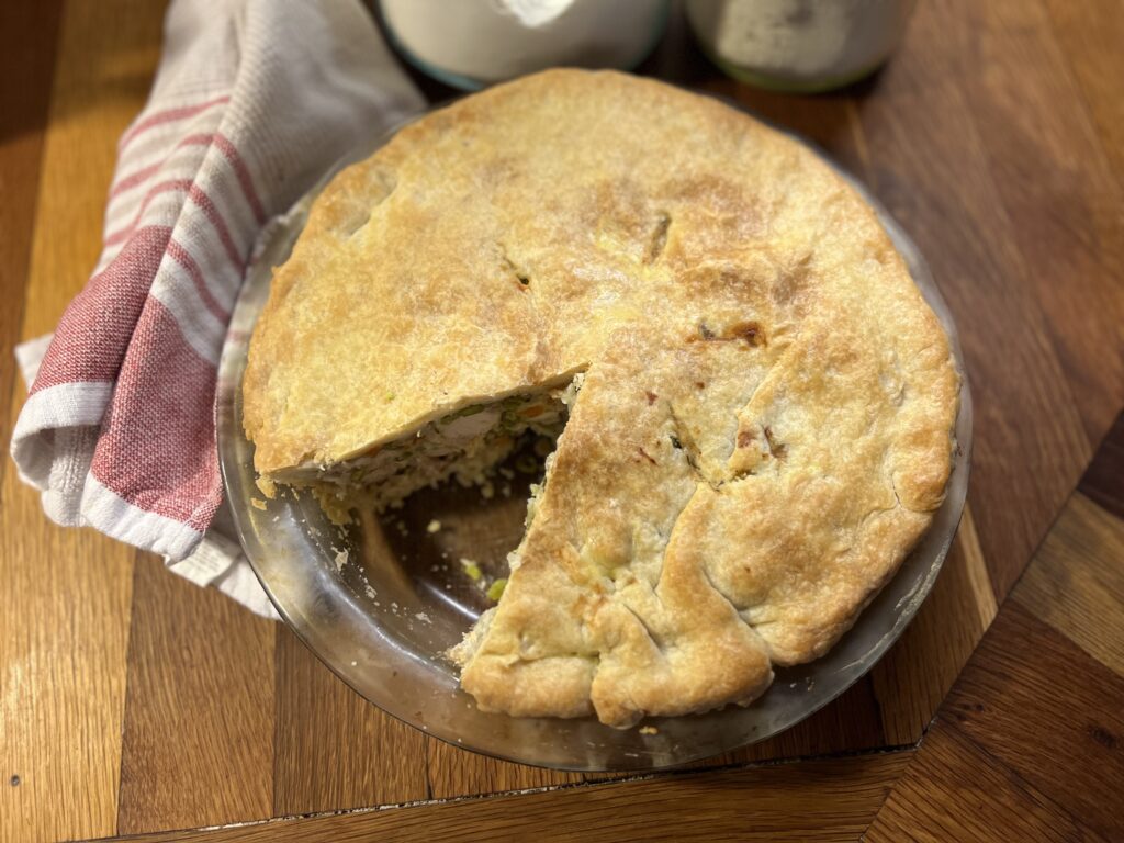 rabbit pot pie